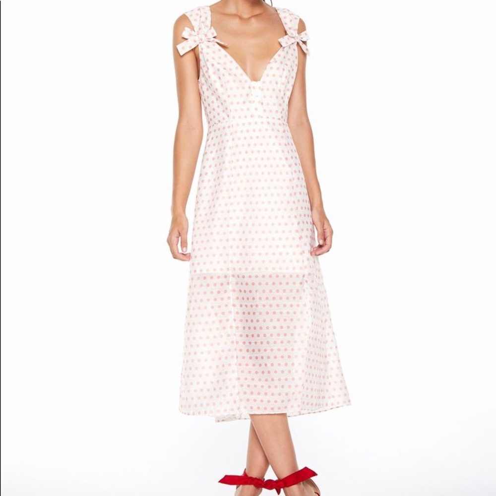 Talulah LA Maison Heavenly Peach Midi Dress - Picture 2 of 7